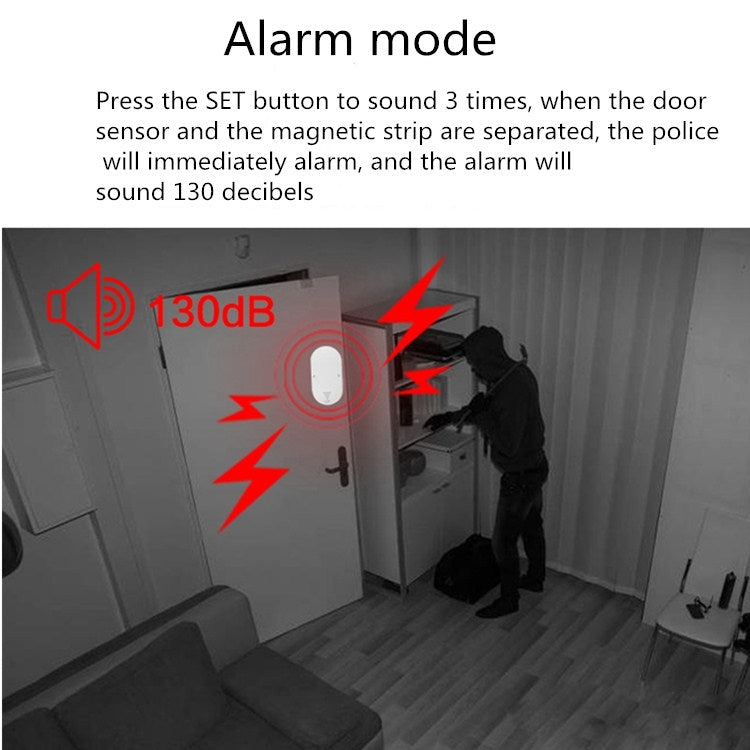 MC-03 130dB Multi-function Door and Window Anti-theft Alarm with 5 Modes MC-03 130dB Multi-function Door and Window Anti-theft Alarm with 5 Modes